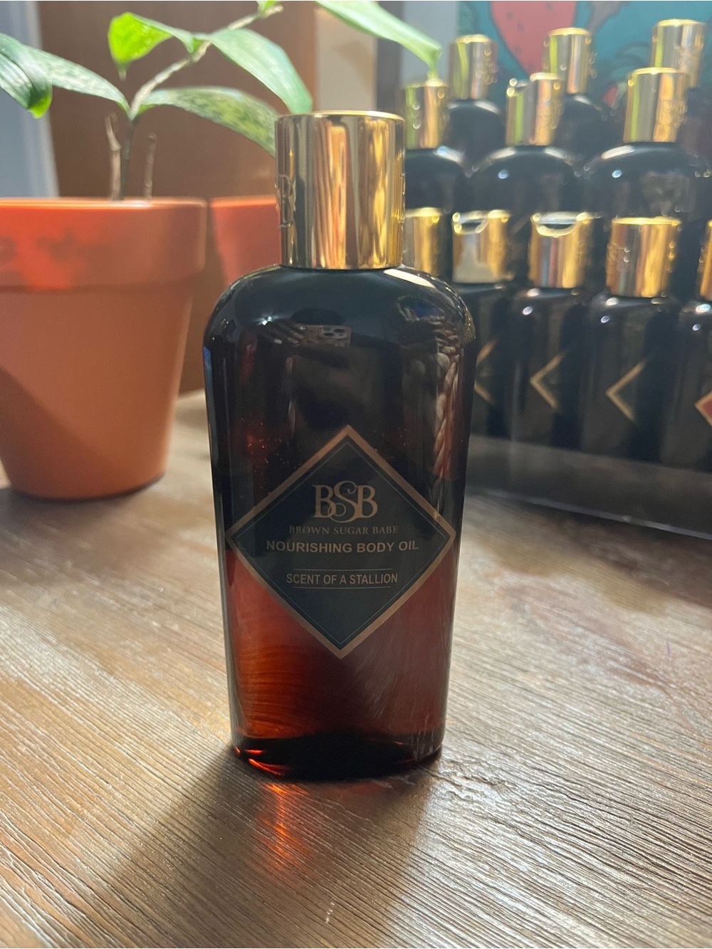 BSB Brown Sugar Babe Nourishing Body Oil - Scent of a Stallion - Picture 2 of 3